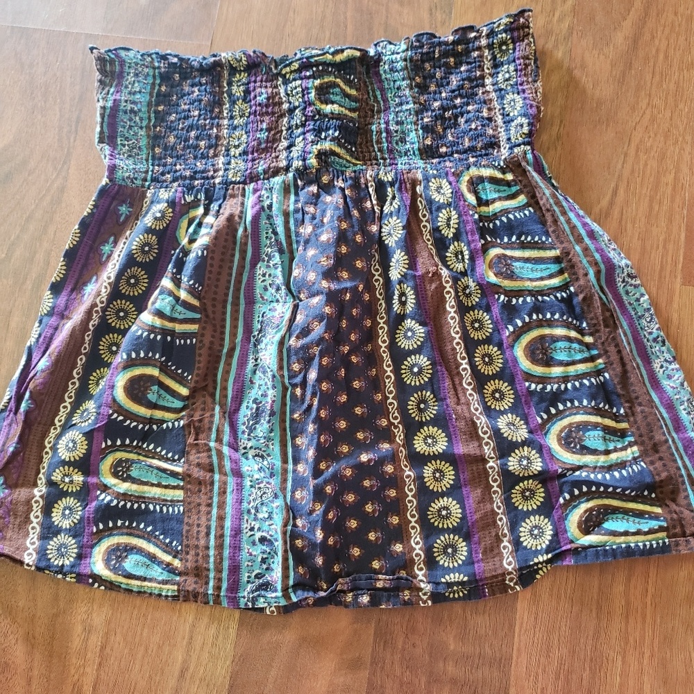 Paisley Boho Sleeveless Shirt
